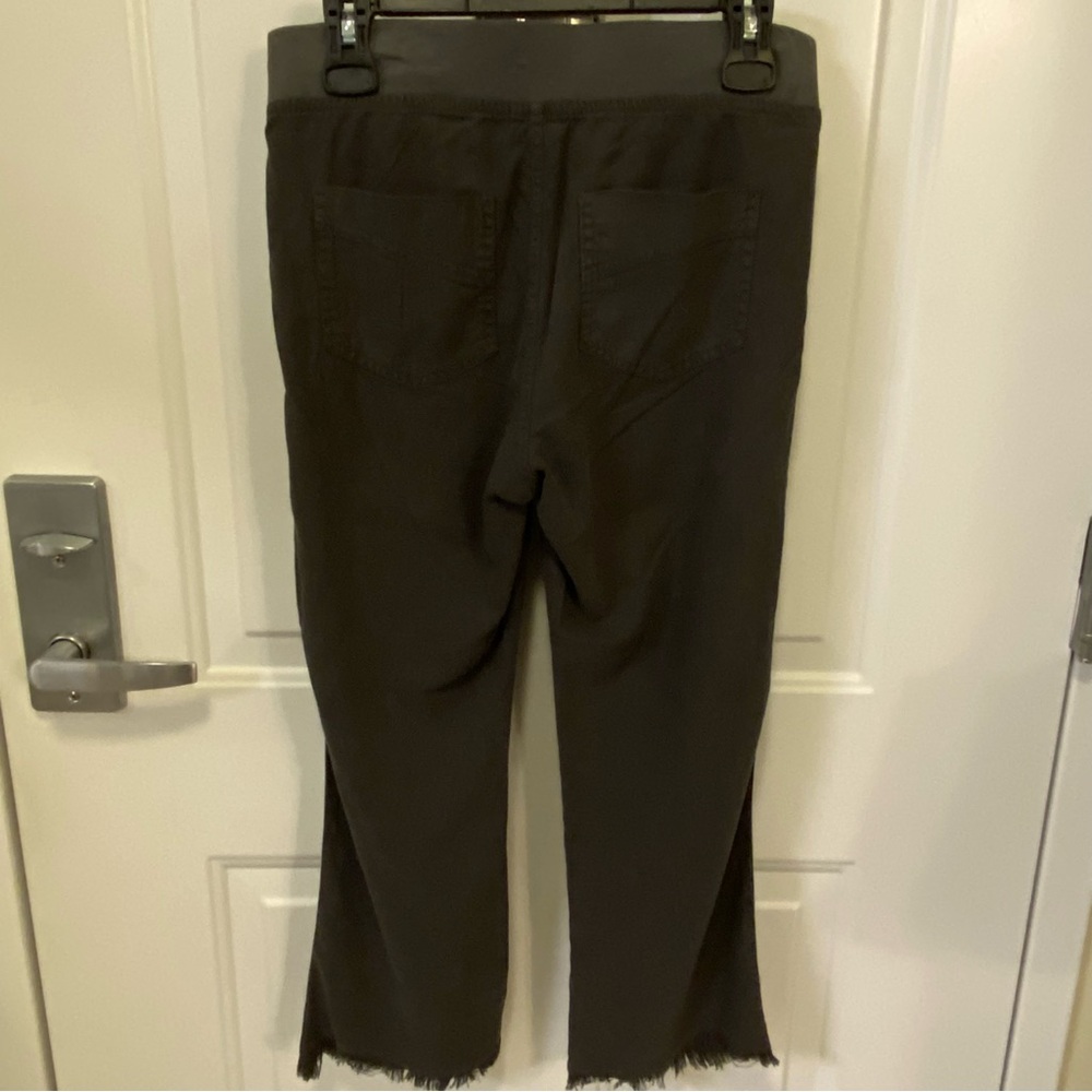 XCVI Wearables Dark Gray Frayed Hem Pants - Picture 6 of 14